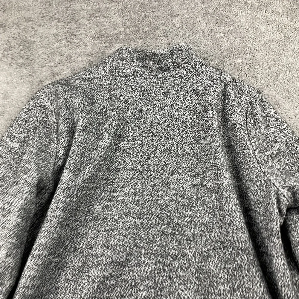 Christopher & Banks Full Zip Knit Sweater Womens Large‎ Gray Heather Jacket